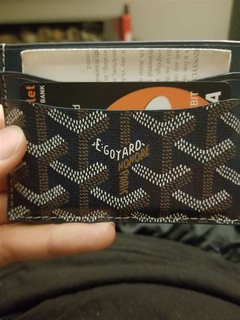 how to legit check goyard wallet|Goyard wallet authenticity.